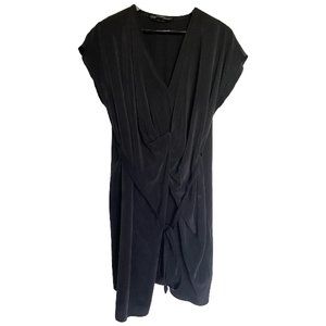 AllSaints Grey Silk Dress
